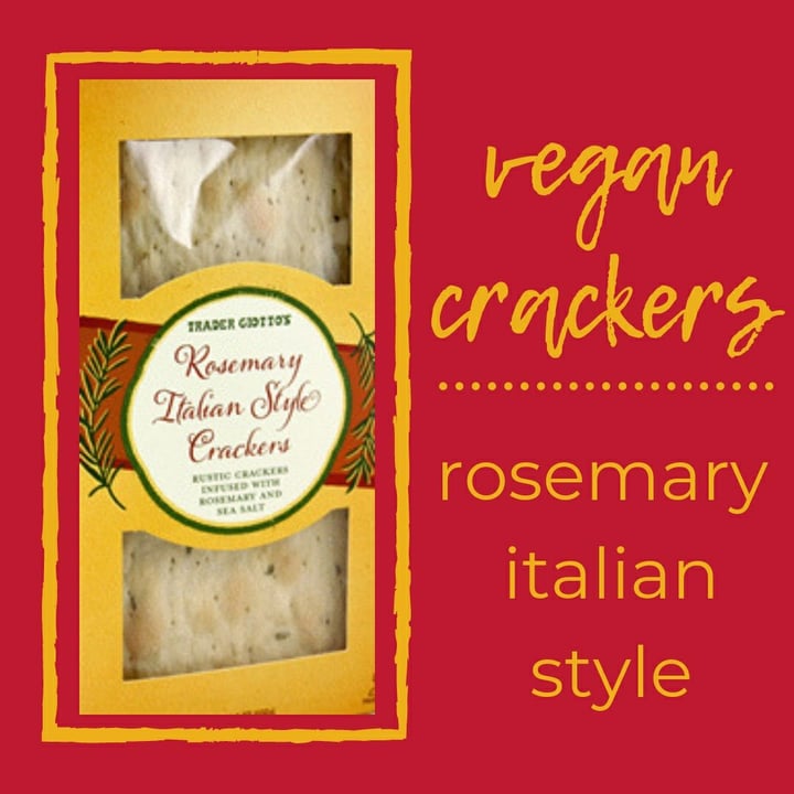 review photo of Trader Joe's Rosemary Italian style Crackers shared by @swethasiva on 28 Apr 2019 - review
