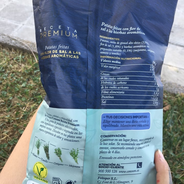 review photo of Consum patatas premium shared by @hijasdhekate on 09 Jul 2020 - review