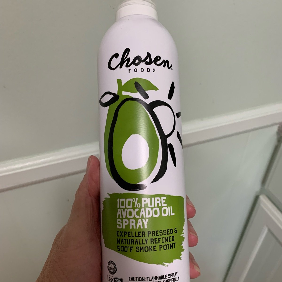 Chosen Foods 100% Pure Avocado Oil Spray – 13.5 OZ, Non-GMO, Zero Calories, Perfect For Cooking