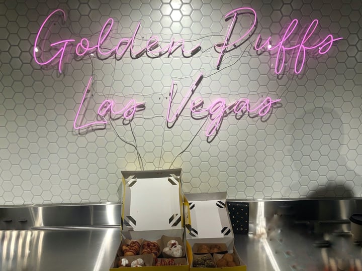 photo of Golden Puffs Vegan Doughnuts shared by @galina on  15 Nov 2019 - review