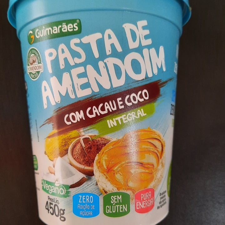 photo of Guimarães Pasta De Amendoim Com Cacau E Coco shared by @julianamilhomem on  11 May 2022 - review