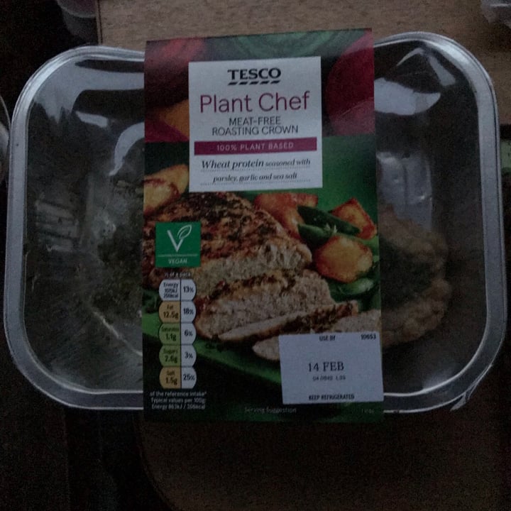 photo of Tesco Plant Chef Meat free roasting crown shared by @annmarievans on  13 Feb 2021 - review