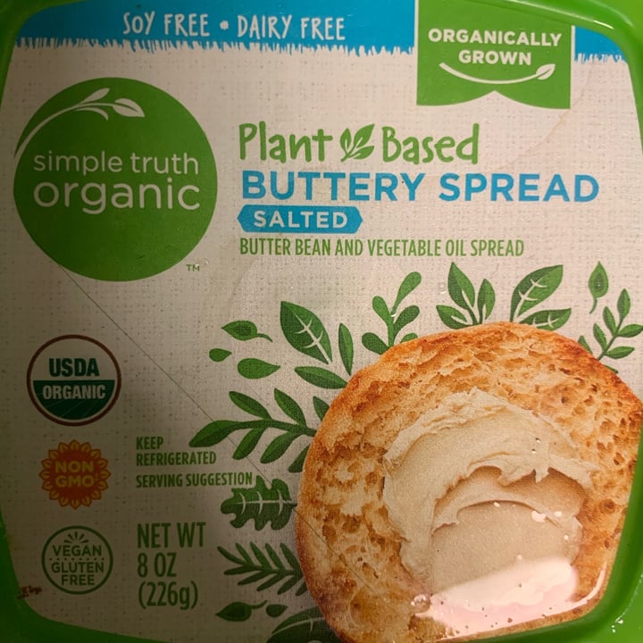 photo of Simple Truth Plant based buttery spread - salted shared by @mayjaquez on  11 Oct 2020 - review