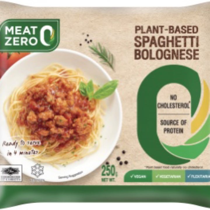 photo of Meat Zero Plant-based Spaghetti Bolognese shared by @zslim86 on  11 Jan 2022 - review