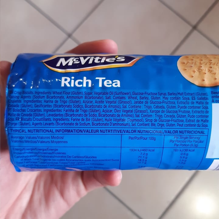 photo of McVitie's Rich Tea shared by @lpandel on  16 Oct 2021 - review