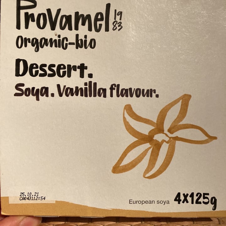 photo of Provamel Dessert soya vanilla flavour shared by @danizza on  10 Apr 2021 - review