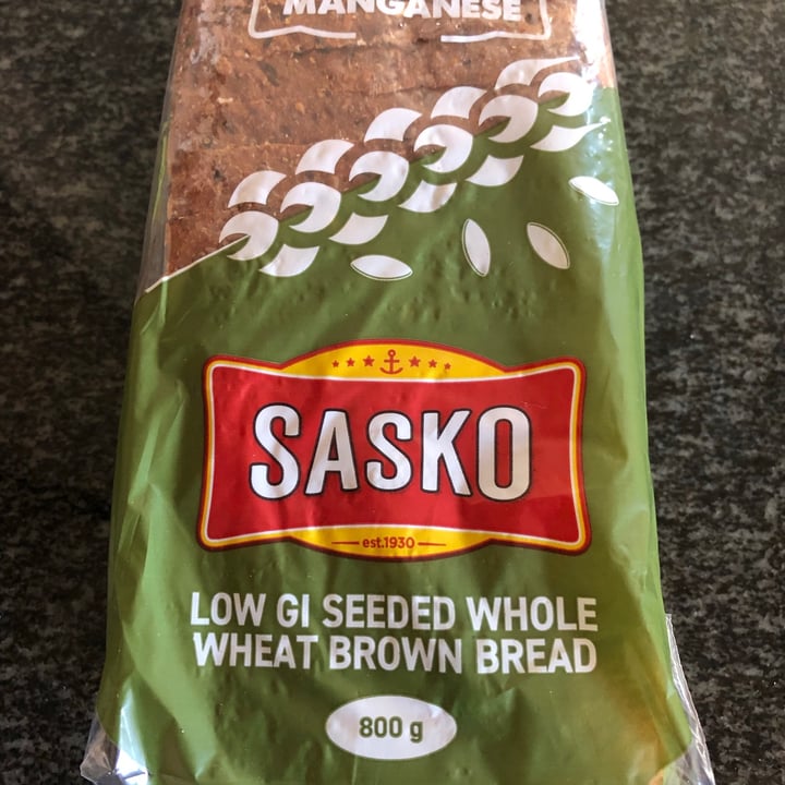 photo of Sasko Low GI Dumpy Seeded Wholewheat Brown Bread shared by @lindybeukes60 on  11 Sep 2021 - review