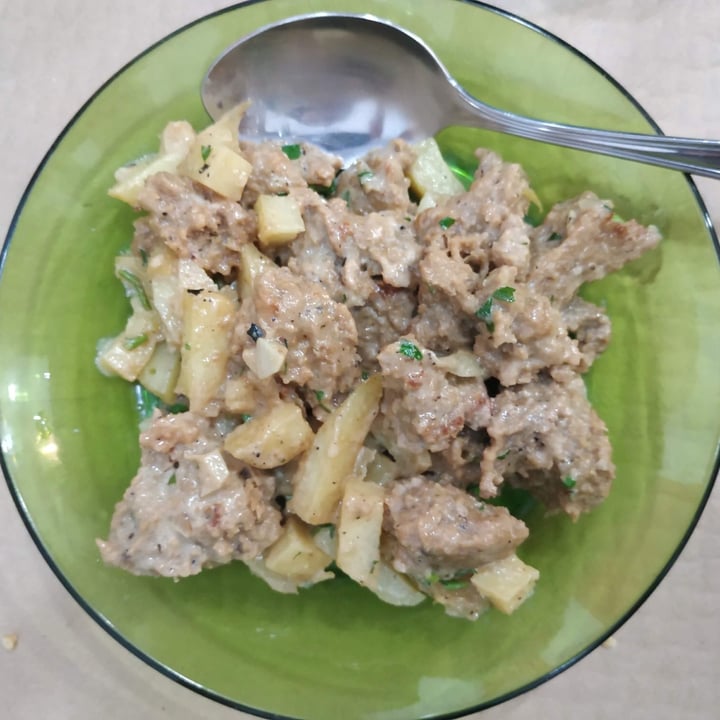 review photo of Mostaza Y Media No pollo al ajillo shared by @veganagram on 31 May 2021 - review