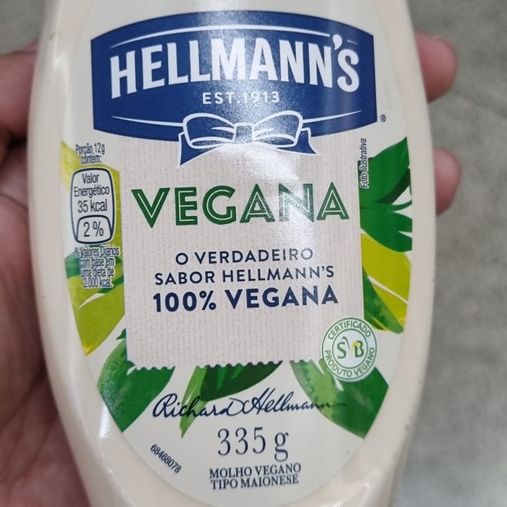 photo of Hellmann’s Maionese Vegana shared by @danieladadalt on  25 Jul 2022 - review