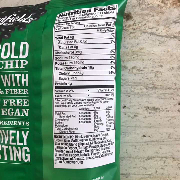 photo of Beanfields JALAPEÑO NACHO BEAN CHIPS shared by @dianna on  10 Aug 2020 - review