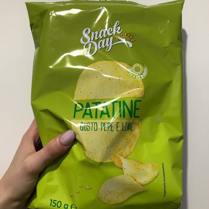 photo of Snack Day Patatine gusto lime e pepe shared by @francineveg on  03 Dec 2021 - review