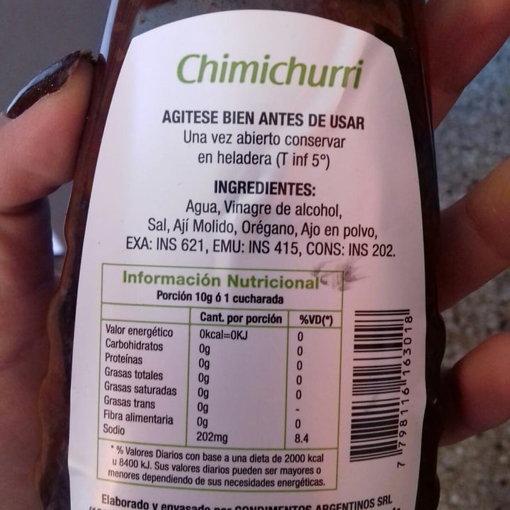 photo of Tahití Chimichurri shared by @s0ofty on  26 Oct 2020 - review