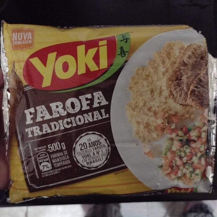 review photo of Yoki Farofa De Mandioca shared by @gabrielcrdoso on 27 Apr 2022 - review