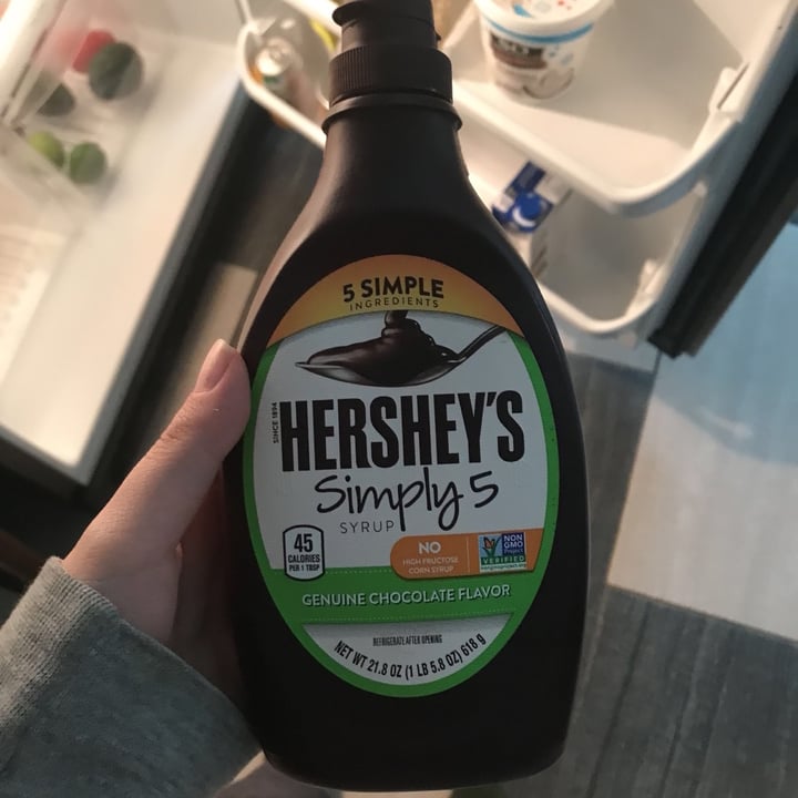 photo of Hershey's Hershey’s Simply 5 Syrup shared by @thevegansatanist on  26 Apr 2020 - review