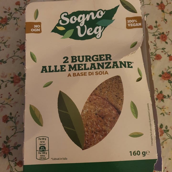 photo of Sogno veg 2 burger alle melanzane shared by @lalla2310 on  05 Aug 2022 - review
