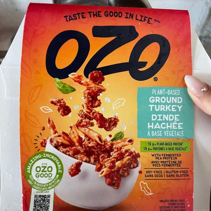 photo of Ozo plant based ground turkey shared by @deathoverdecaf on  21 Jun 2022 - review