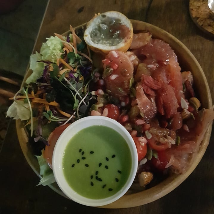 review photo of Bean Me Up Restaurant Aphrodisiac Salad shared by @krock12 on 10 Mar 2021 - review