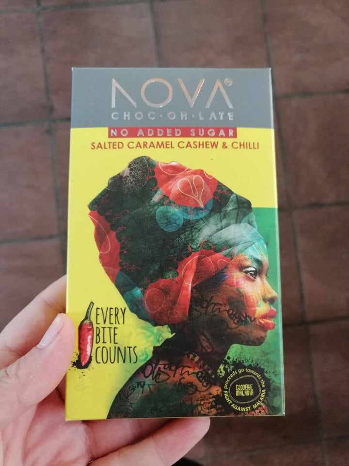 photo of NOVA Salted Caramel Cashew & Chili shared by @karamikayla on  08 Sep 2019 - review