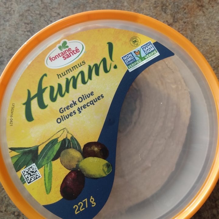 photo of Fontaine Santé Hummus olives grecques shared by @alexfoisy on  28 Nov 2021 - review