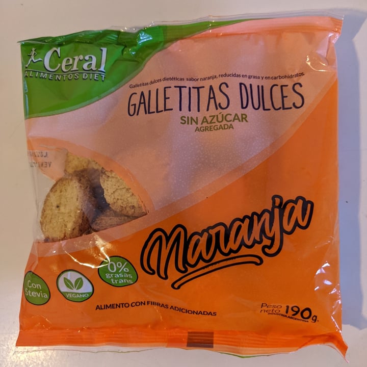 photo of Ceral Alimentos Diet Galletitas Dulces sabor Naranja shared by @lucasdavezac on  10 Sep 2021 - review