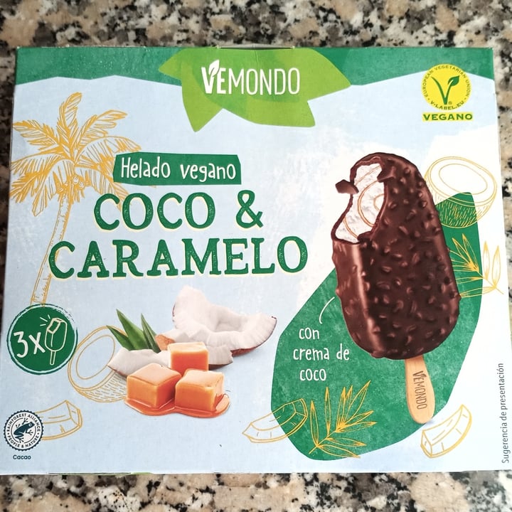 photo of Vemondo Helado Vegano Coco & Caramelo shared by @titoherbito on  31 May 2021 - review