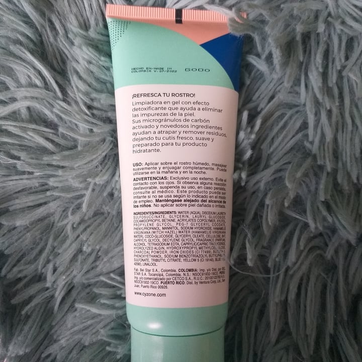 photo of Cyzone limpiador gel facial skin first shared by @conito on  02 Nov 2020 - review