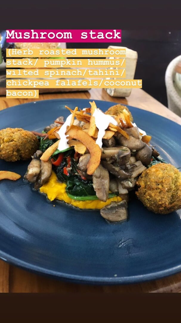 photo of Cafe Organic Bali Mushroom Stack shared by @saroar on  17 Dec 2019 - review