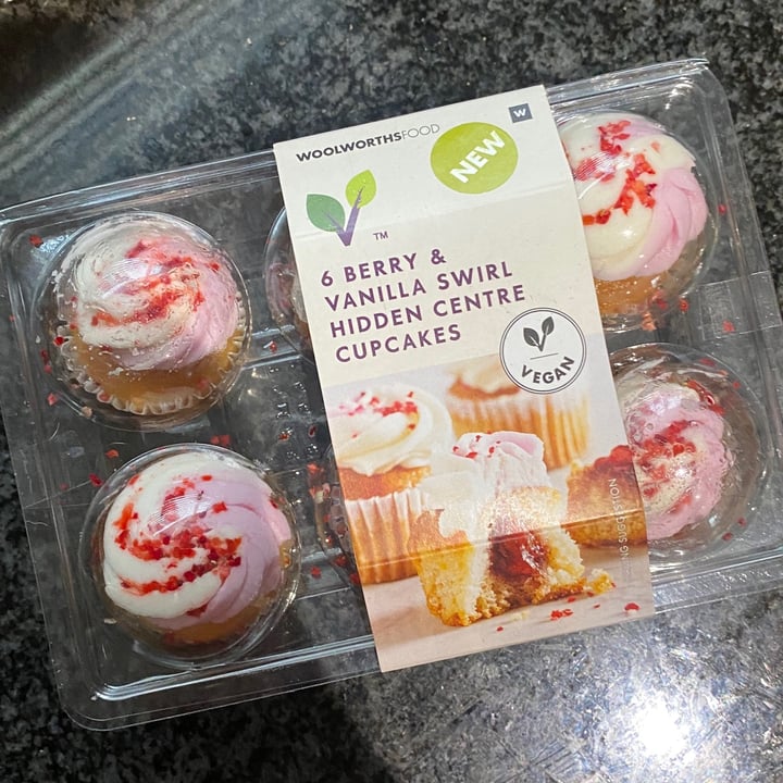 photo of Woolworths Food Berry & Vanilla Swirl Cupcakes shared by @thehestermans on  24 Oct 2021 - review