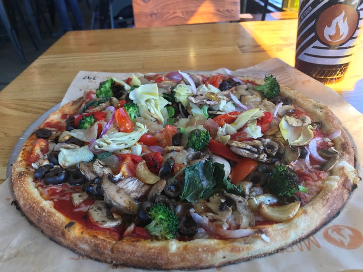 photo of Blaze Pizza Build Your Own Pizza shared by @veganpizzalover on  29 May 2018 - review