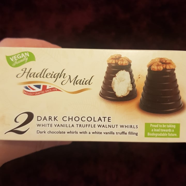 photo of Hadleigh maid Dark Chocolate White Vanilla Truffle Walnut Whirls shared by @charlotte7 on  04 Jun 2020 - review