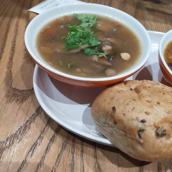 photo of The Soup Spoon Prosperity Mushroom Broth shared by @musclecookie on  28 Feb 2021 - review