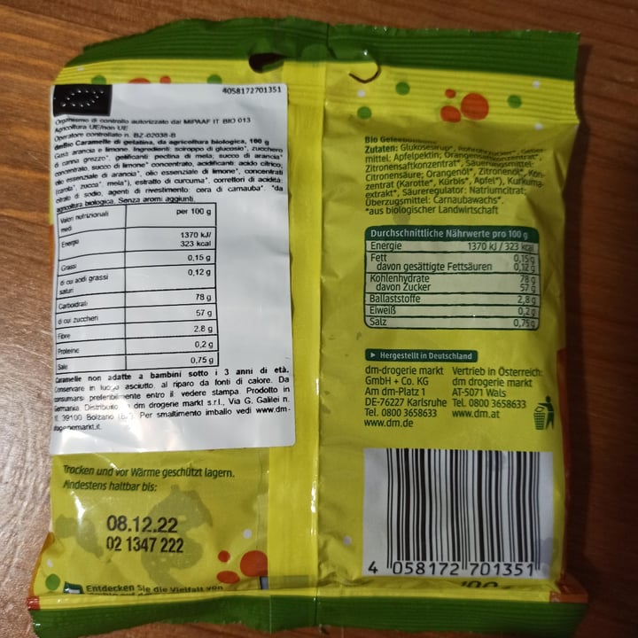 photo of dmBio Veganes Frucht Gummi shared by @atena87 on  24 Sep 2022 - review