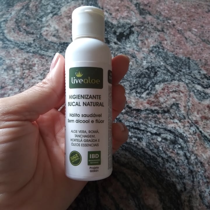 photo of Livealoe Higienizante Bucal Natural shared by @simonekorea on  07 May 2022 - review