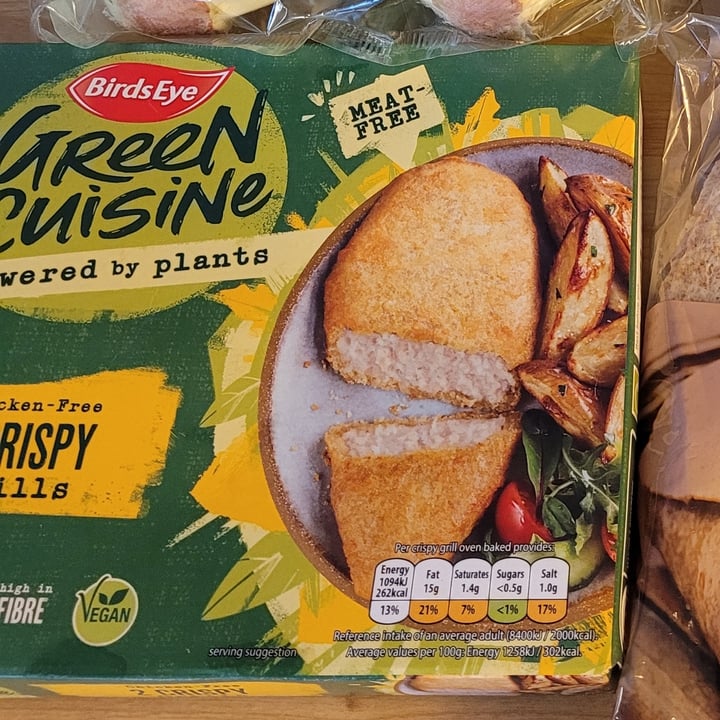 photo of Bird's Eye Green Cuisine Chicken Free 2 x Crispy Grills shared by @abigailp on  13 Jan 2022 - review