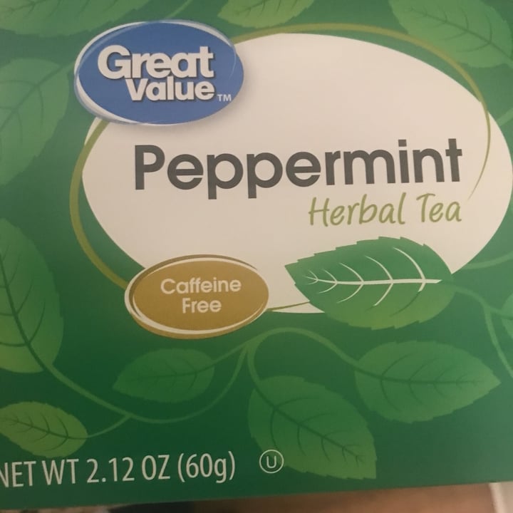 photo of Great Value  Peppermint herbal tea shared by @rocior on  13 Jan 2021 - review