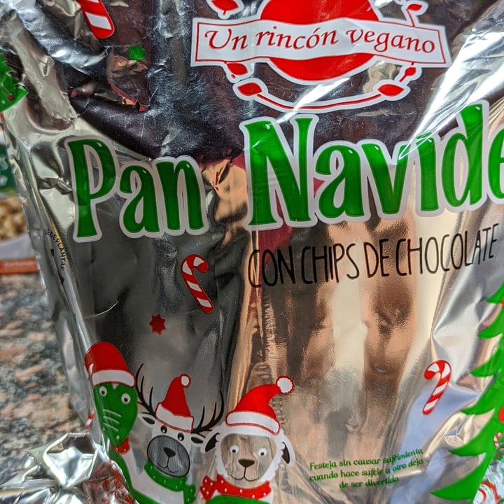 photo of Un Rincón Vegano Pan dulce con chips de chocolate shared by @claudio34 on  04 Dec 2021 - review