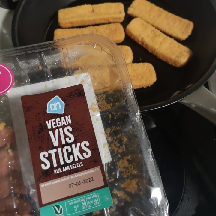 photo of Albert Heijn Vegan Vis (Fish) Sticks shared by @frazaffa on  22 Dec 2021 - review