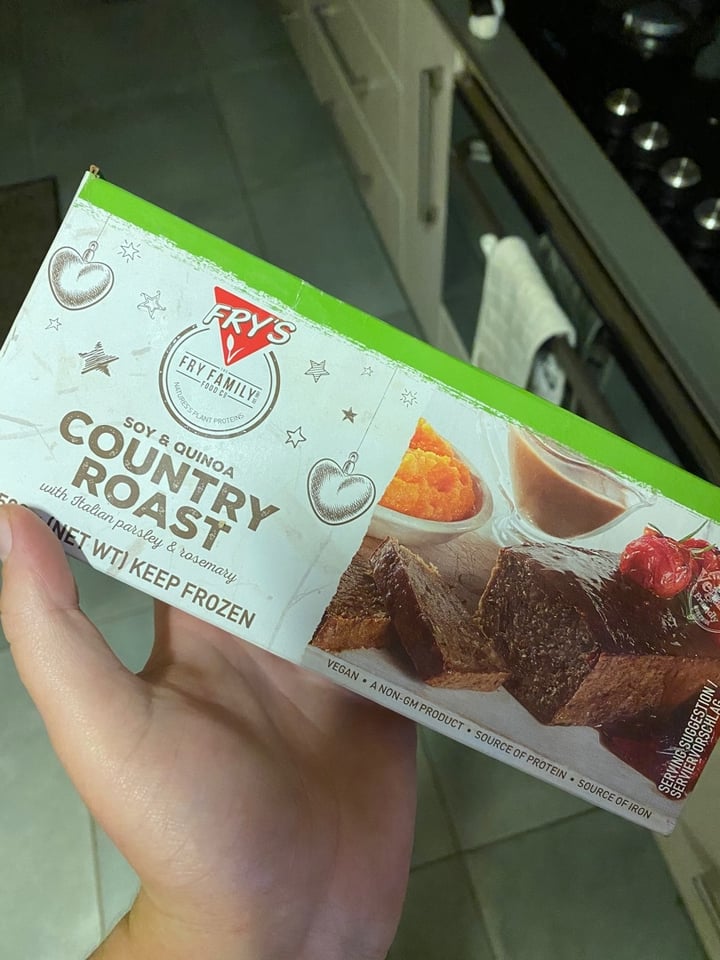 photo of Fry's Family Food Soy & Quinoa Country Roast shared by @mellederle1 on  24 Feb 2020 - review