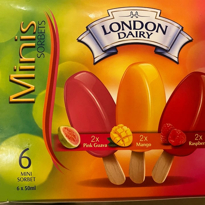 photo of London Dairy Mini Sorbets shared by @deem on  31 Oct 2020 - review