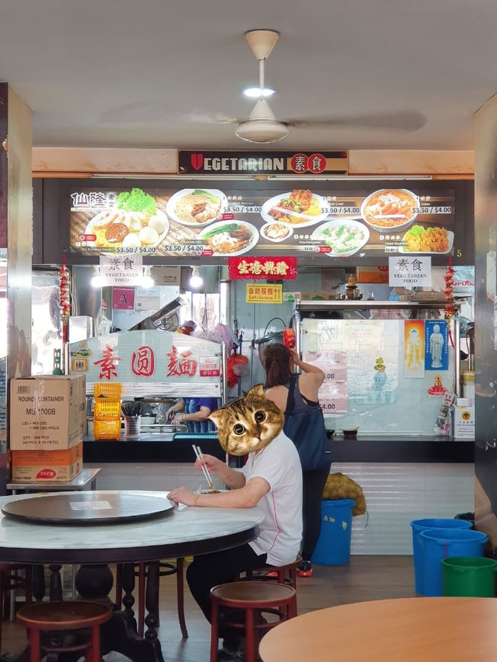 review photo of Xian Long Vegetarian Stall 仙隆素食 Laksa shared by @calicomeetsbroccoli on 25 Sep 2019 - review
