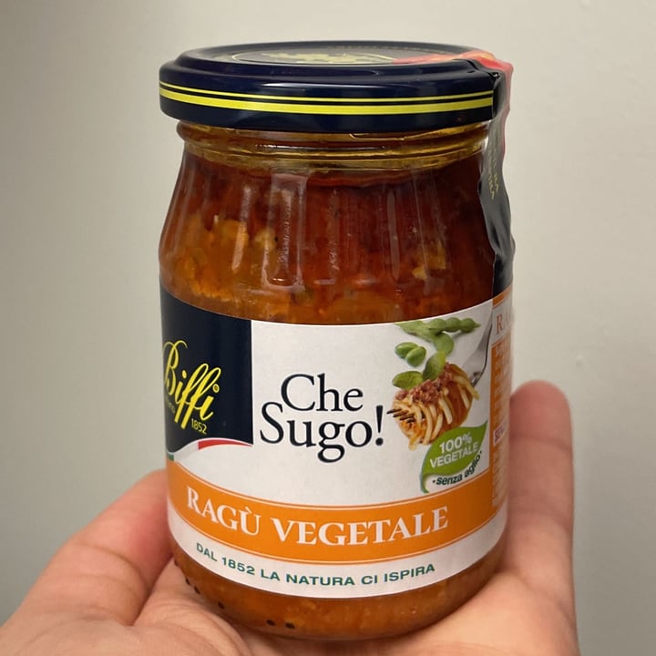 photo of Biffi Che Sugo! Ragù Vegetale (in vetro) shared by @mglncl on  09 Apr 2022 - review