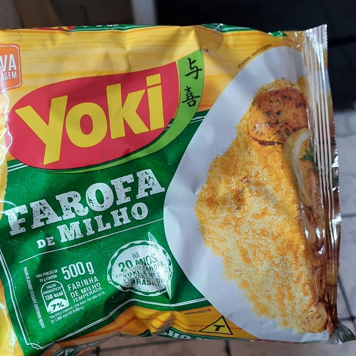 review photo of Yoki Farofa de milho shared by @arqlele on 10 May 2022 - review