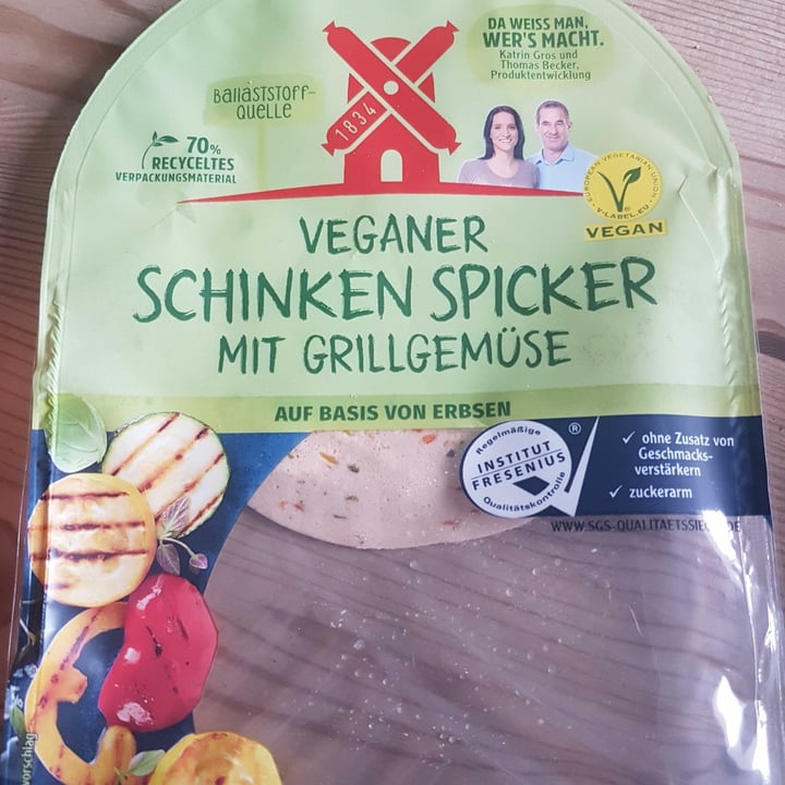 photo of Rügenwalder Mühle Veganer Schinken Spicker mit Grillgemüse shared by @iamlauri on  18 Oct 2020 - review