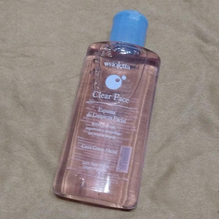 review photo of Violetta cosméticos Clear face espuma de limpieza facial shared by @tatianavegana on 22 Feb 2021 - review