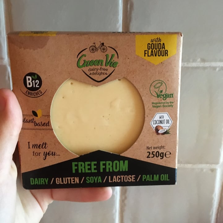 photo of GreenVie Foods Cheddar Flavour shared by @veganlu on  23 Jan 2022 - review