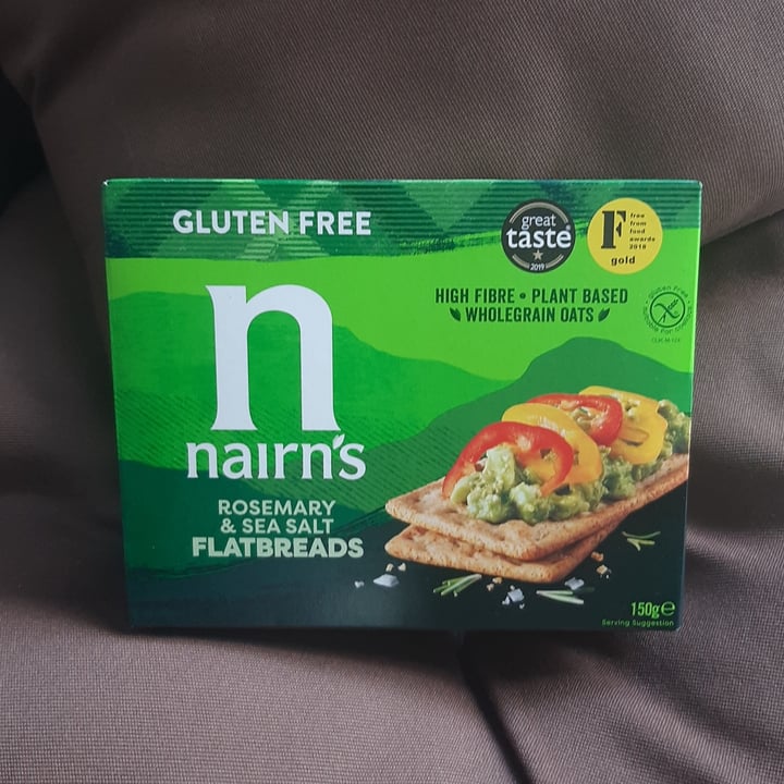 review photo of Nairn's Rosemary & Seasalt Flatbreads shared by @laji on 01 Feb 2022 - review