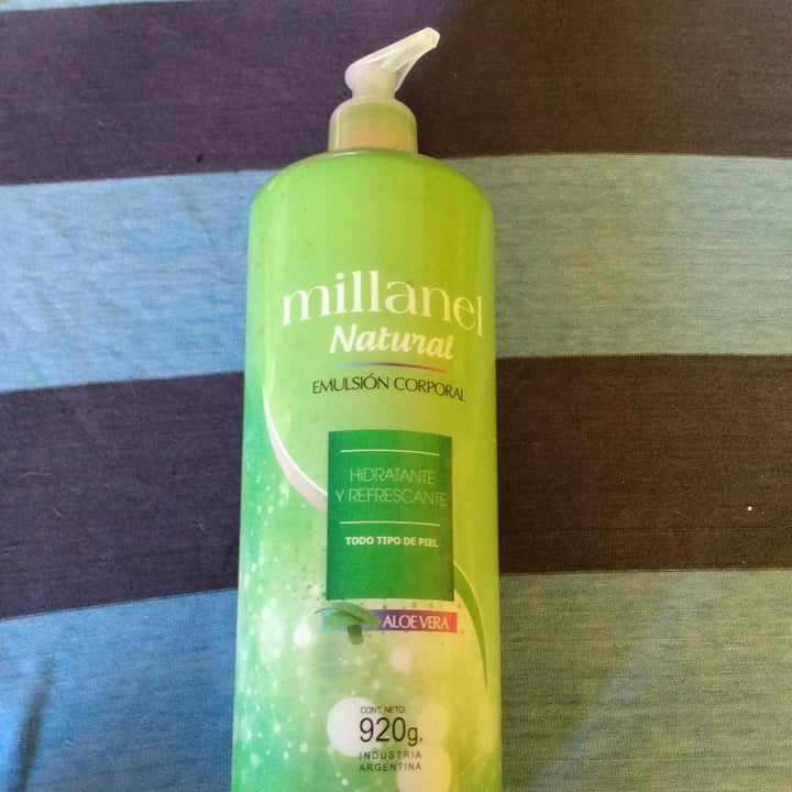 photo of Millanel Emulsión Corporal Aloe Vera shared by @almendrasol on  10 Nov 2021 - review