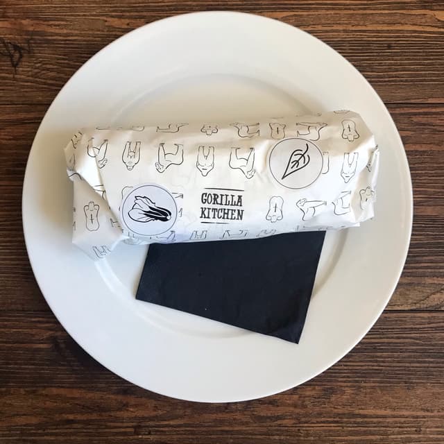 Foto del plato “mangold kichererbsen burrito”