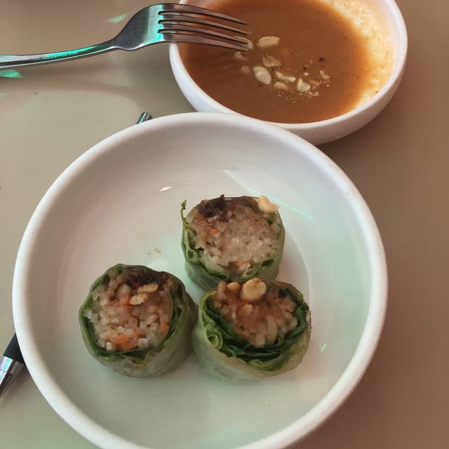 Photo of the dish “Spicy-jicama Peanut Fresh rolls”