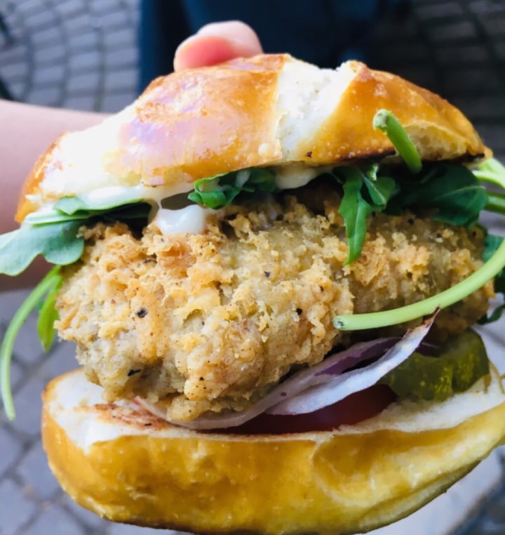 photo of The Herbivorous Butcher Food Truck: Fried Chicken Sandwich shared by @katiewink on  09 May 2019 - review